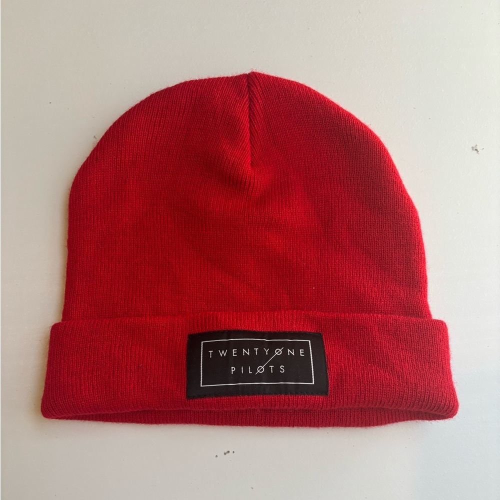 Red Twenty One Pilots Beanie